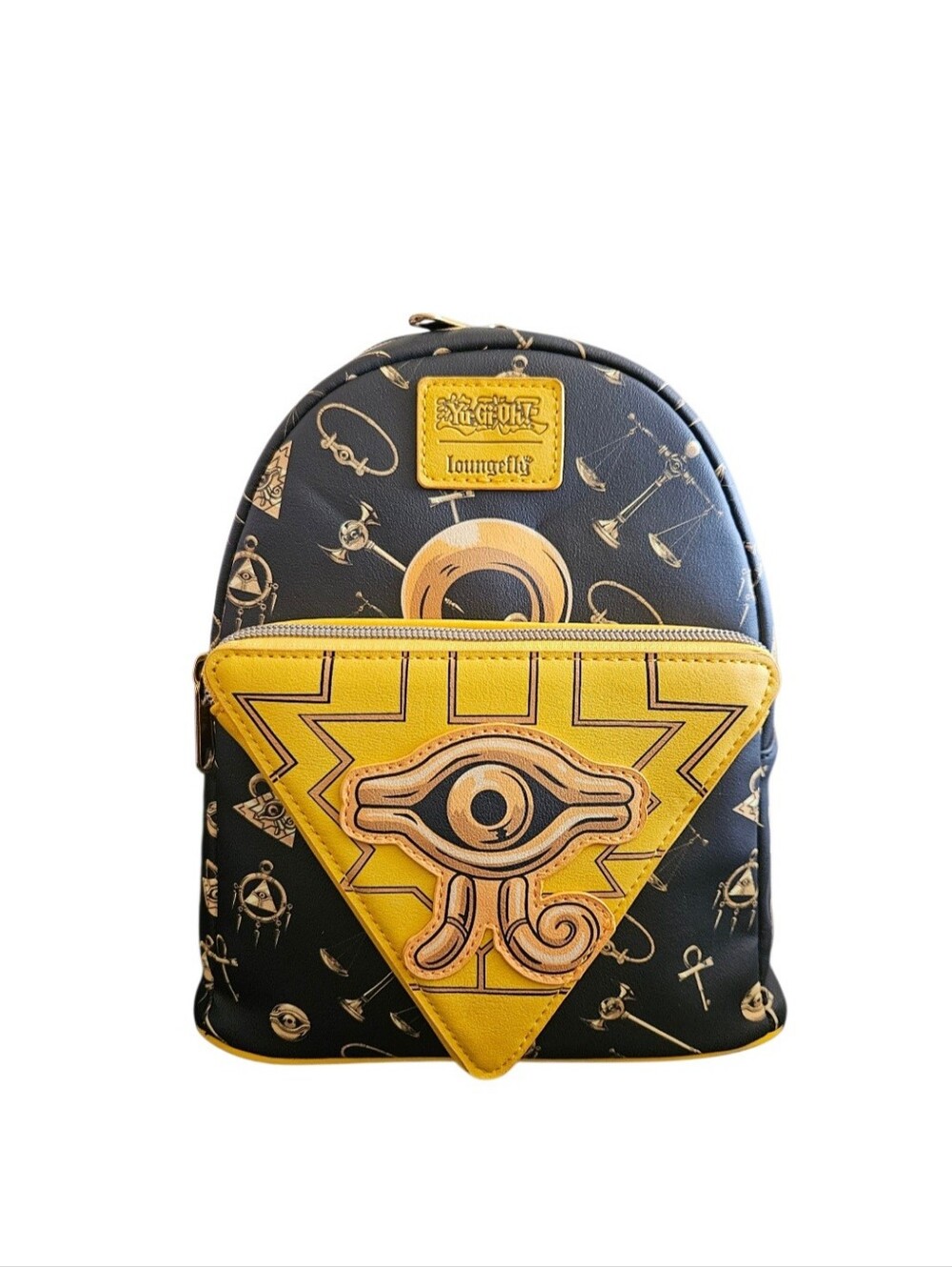 Loungefly Yu-Gi-Oh! Millennium Puzzle Collection Mini Backpack NEW